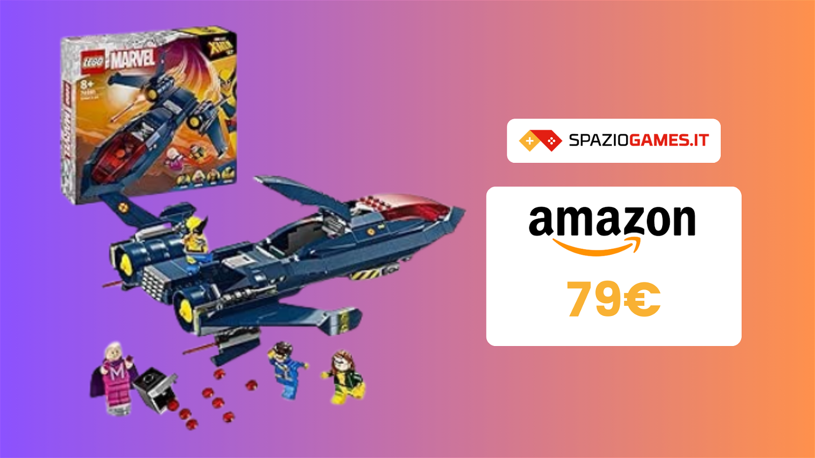 X-Jet LEGO a 79€ per volare con i mitici X-Men!