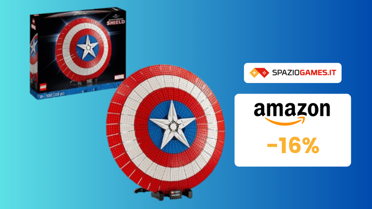 STUPENDO scudo di Captain America LEGO a 176€: da collezione!