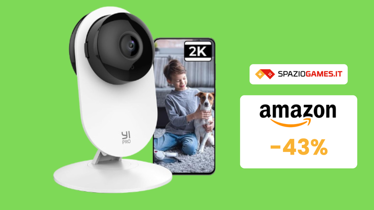 Solo 23€ per questa videocamera di sorveglianza: -43%!