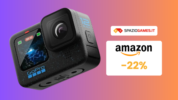 GoPro HERO12 Black a 350€: l'action cam più venduta su Amazon!