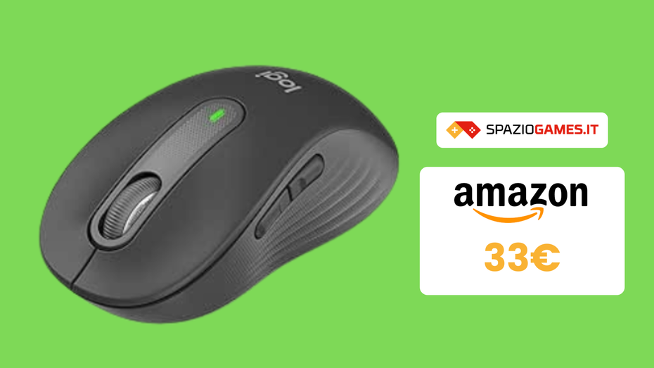 Immagine di Mouse wireless Logitech a 33€: ideale per le mani piccole!