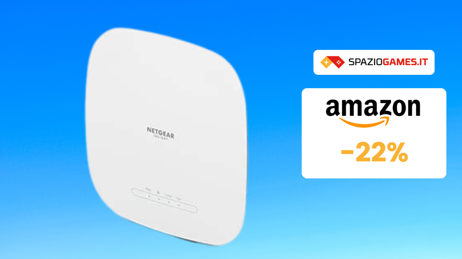 Immagine di Access Point Netgear a 120€: connessioni top al minimo storico!