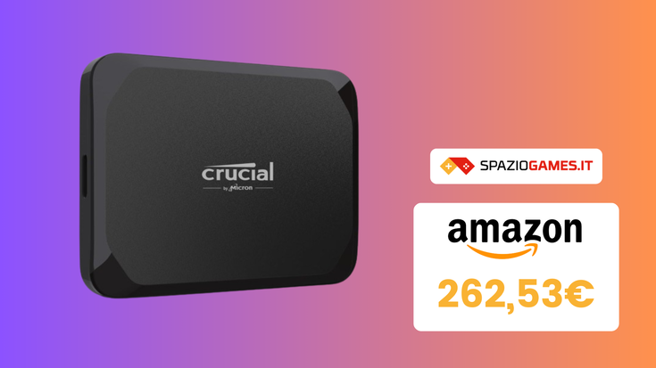 Ben 4 TB di SSD Crucial a un super prezzo grazie a questo sconto!