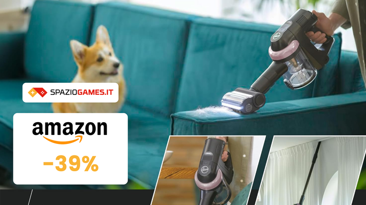 L'aspirapolvere HOOVER Pet in sconto del 39% è l'ideale per chi ha animali domestici