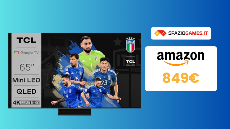 TV TCL QLED da 65 pollici in offerta con sconto di 250€!