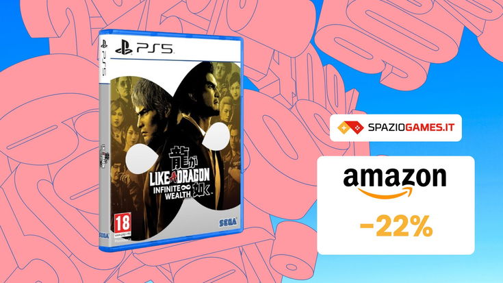 Like a Dragon: Infinite Wealth per PS5 a un SUPER PREZZO! 22% di SCONTO!