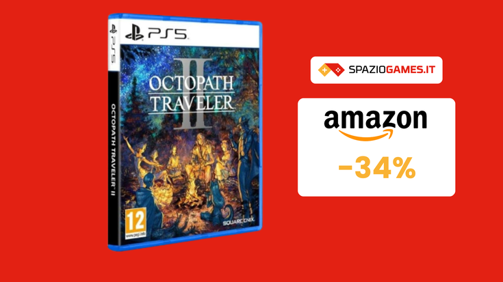 Octopath Traveler II per PS5 a 40€: avventure a Solistia!