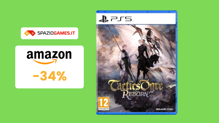 Tactics Ogre Reborn per PS5 in SUPER offerta a 33€!