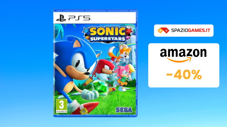 Sonic Superstars per PS5: avventure supersoniche a 36€!