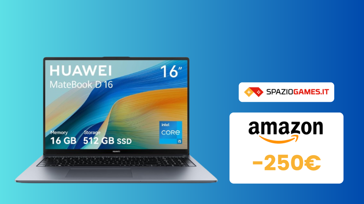 Huawei MateBook: oggi potete acquistarlo a 250€ in meno!