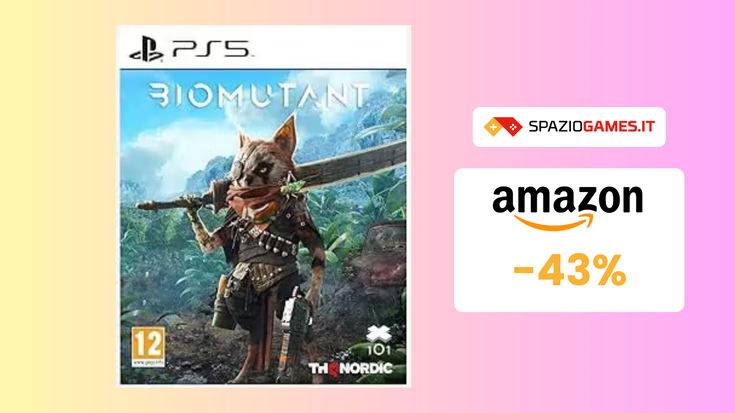 Biomutant per PS5 a 23€ con SCONTO imperdibile del 43%!