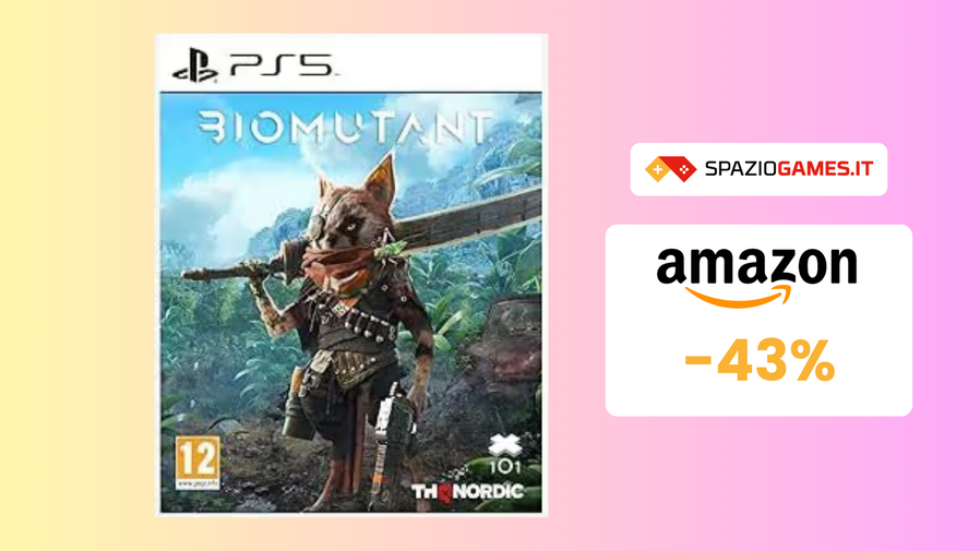 Immagine di Biomutant per PS5 a 23€ con SCONTO imperdibile del 43%!