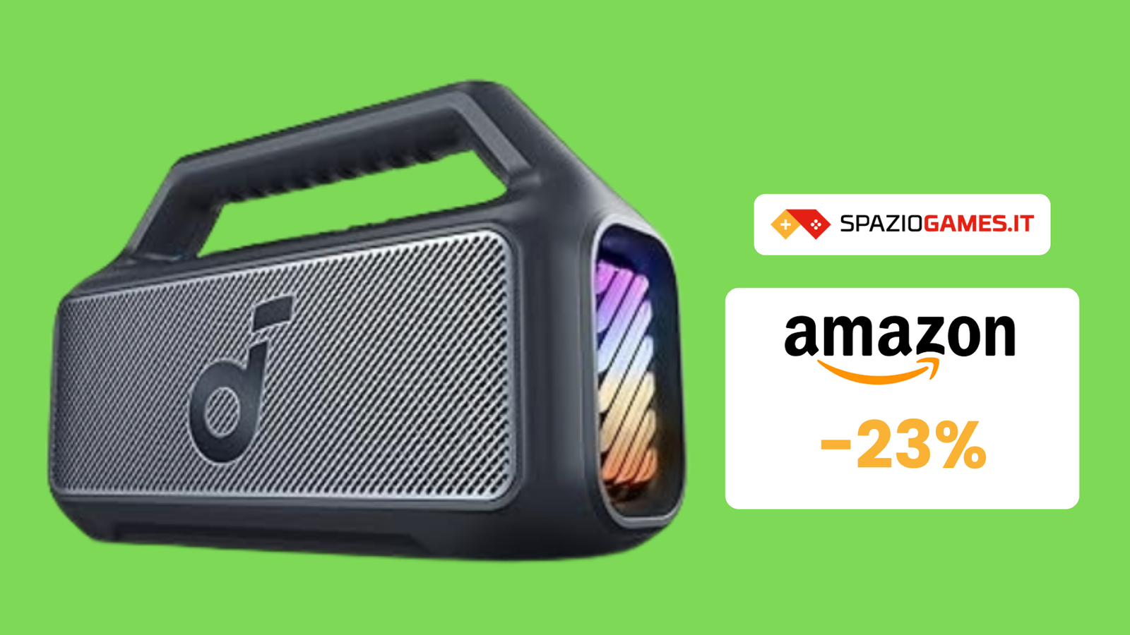 Solo 100€ per questa OTTIMA cassa portatile Soundcore Boom 2!