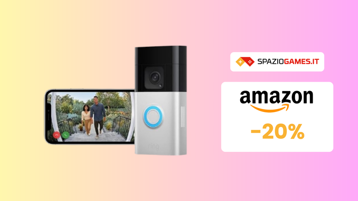 Ring Video Doorbell Plus a 120€: sicurezza di casa garantita!