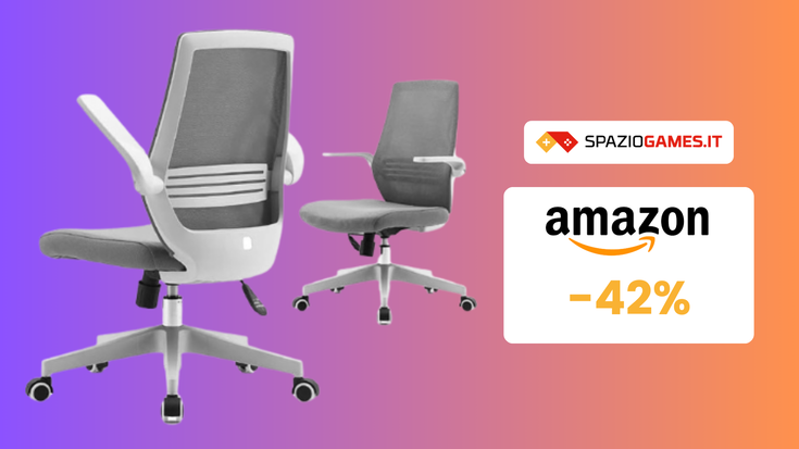 Solo 70€ per questa sedia da ufficio ergonomica Sihoo!