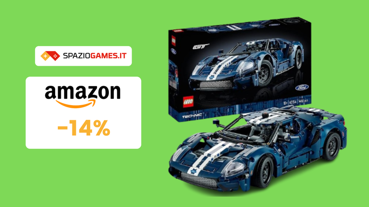 SPLENDIDA Ford GT 2022 LEGO a 103€: da collezione!