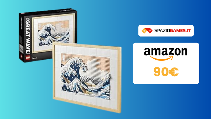 La grande onda LEGO a 90€: il fascino dell'arte di Hokusai!