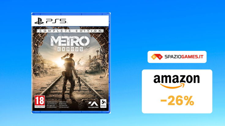 OFFERTA A TEMPO: Metro Exodus Complete Edition per PS5 a SOLI 22€!