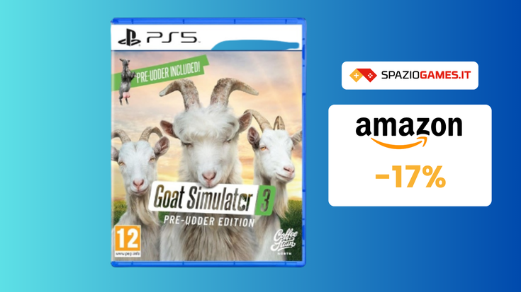 Pre-Udder Edition di Goat Simulator 3 per PS5 a soli 15€!