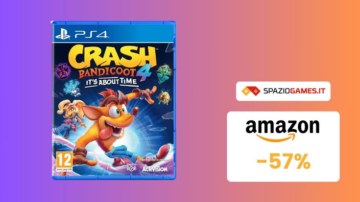 Crash Bandicoot 4: It's About Time a meno di META' PREZZO! -57%