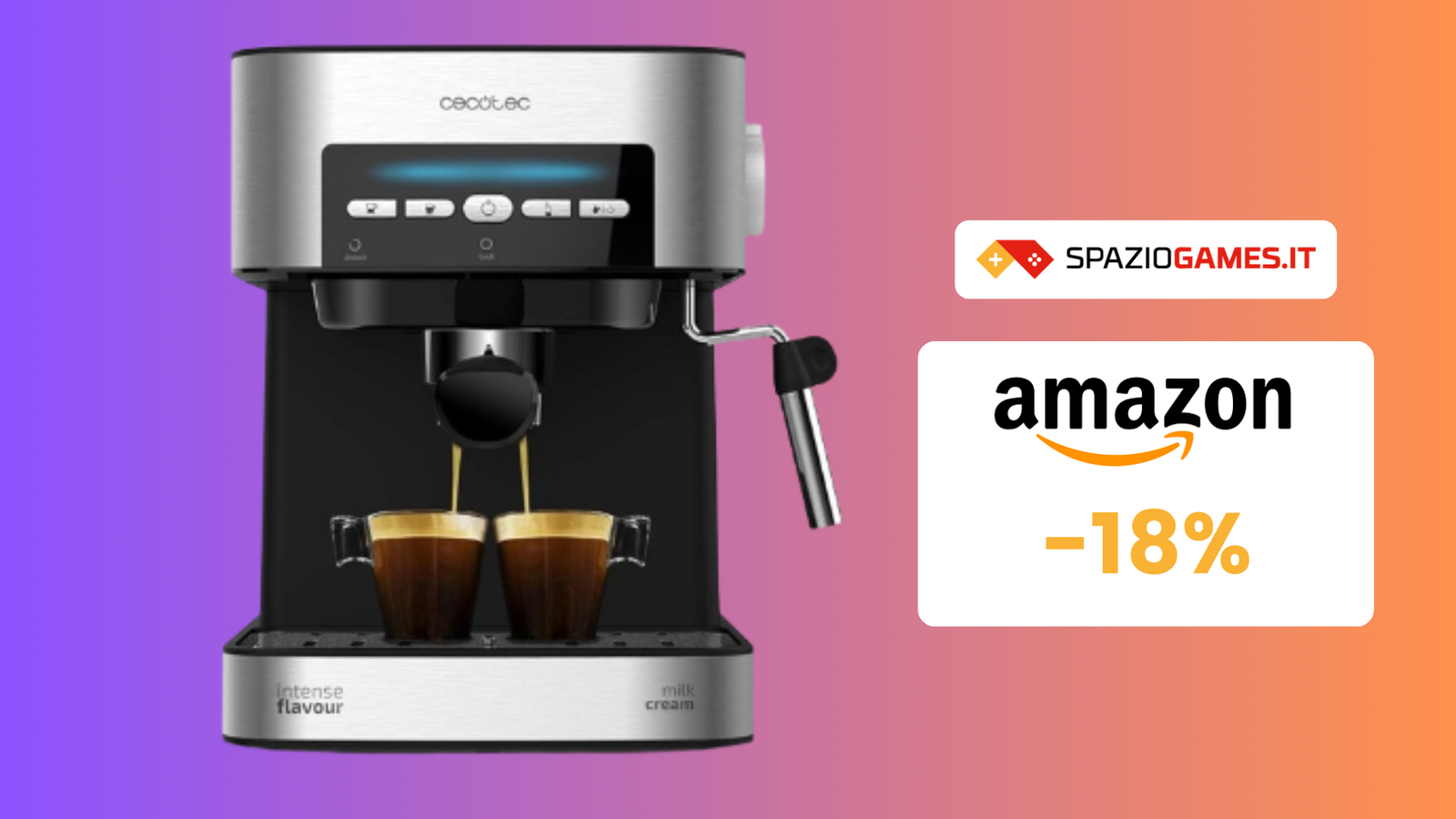 Macchina Caffè Espresso Cecotec Freestyle - Compatibile Dolce Gusto E Nespresso, 20Bar