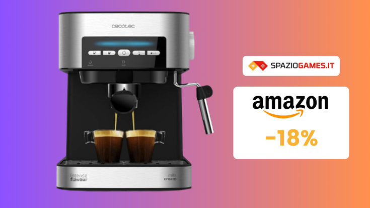 Macchina per il caffè Cecotec a 80€: vendutissima su Amazon!