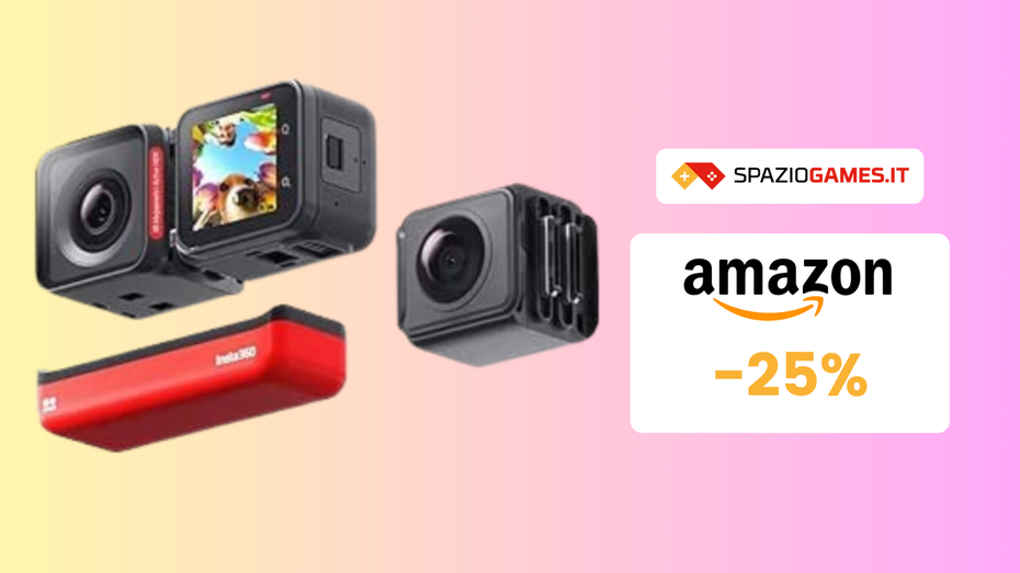 Immagine di Action cam Insta360 ONE RS Twin Edition a 426€: OTTIMA!