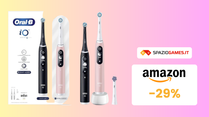 CHE SCONTO! Kit da 2 spazzolini elettrici Oral-B iO 6N a -29%!