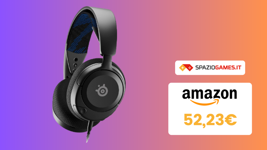 Immagine di TOP! Ottime cuffie da gaming SteelSeries Arctis Nova 1P a soli 52€!