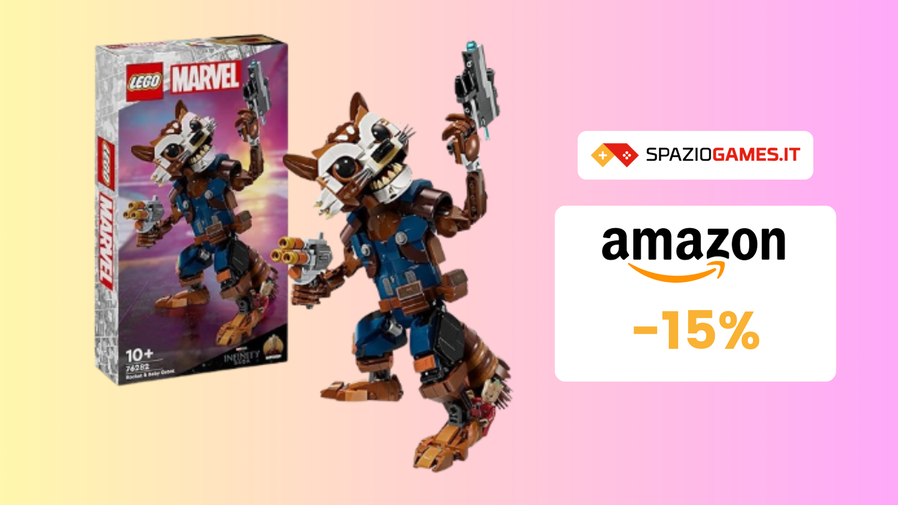 Immagine di Rocket e Baby Groot LEGO a 51€: un set imperdibile per i fan!