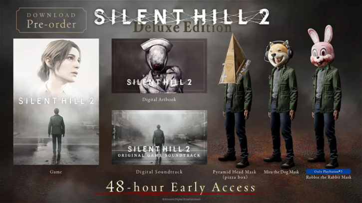 Immagine di Silent Hill 2 Remake in versione fisica ha un bel po' di extra