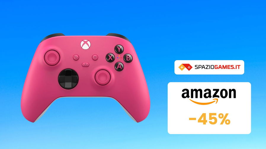 Immagine di Controller Xbox rosa: MAI VISTO un risparmio così! -45%