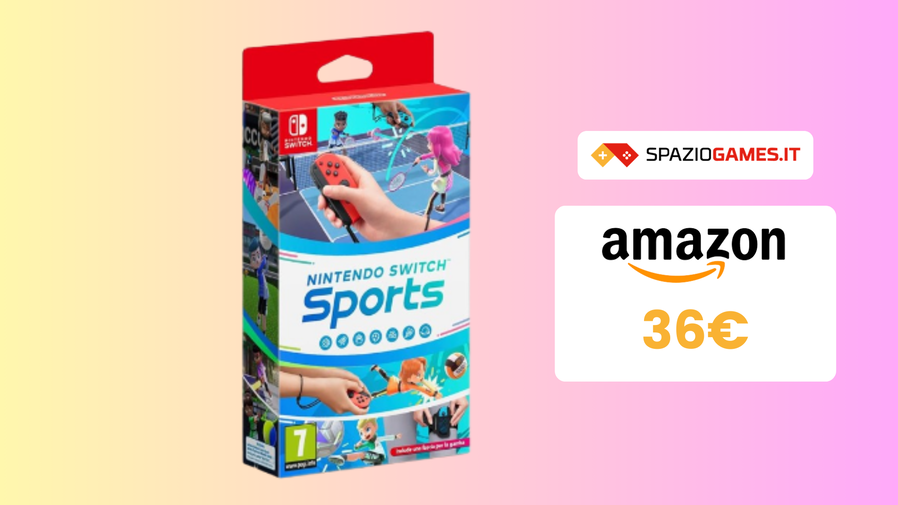 Immagine di Nintendo Switch Sports a 36€: ideale per chi ama lo sport!