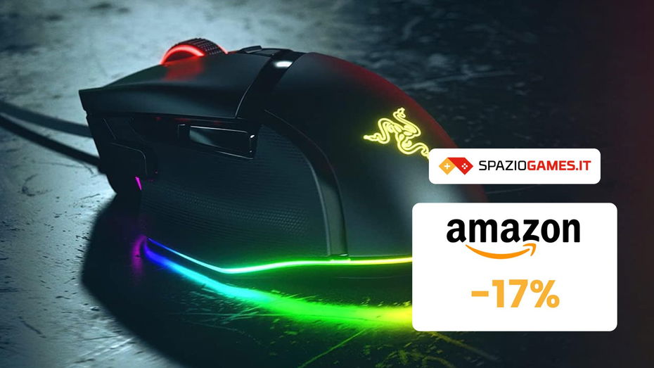 Immagine di Razer Basilisk V3, OTTIMO mouse gaming, ora IN OFFERTA! -17%