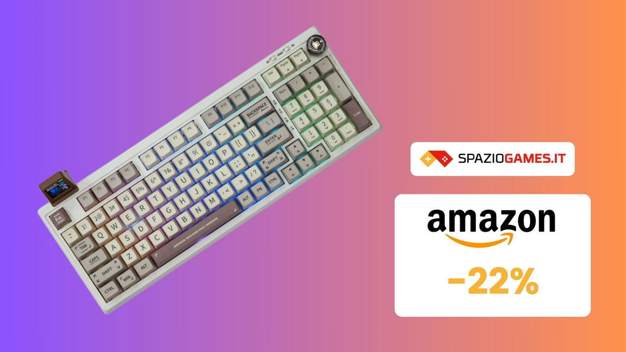 Immagine di OFFERTA A TEMPO: Epomaker RT100, BELLISSIMA tastiera meccanica, con uno SCONTO del 22%!