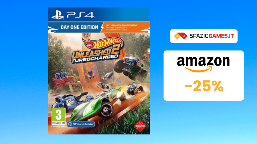 Immagine di Hot Wheels Unleashed 2 Turbocharged a soli 15€ con 130 veicoli!