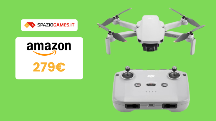 Drone DJI Mini 2 SE a 279€: il più venduto su Amazon!