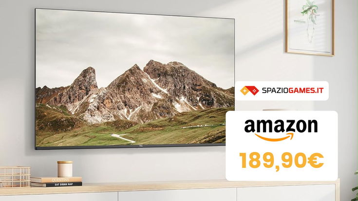 Questa smart TV TCL non è mai costata COSI' POCO! MENO di 190€!