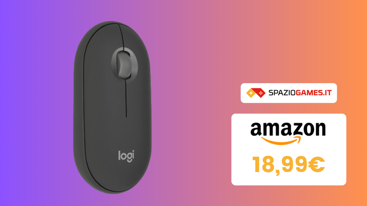 Il comodissimo mouse Logitech Pebble oggi costa SOLO 19€!