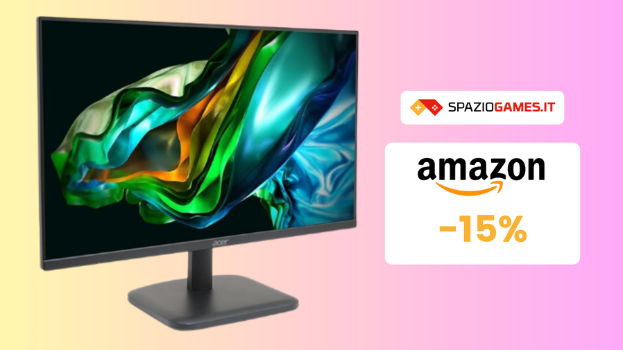 Immagine di Monitor Acer da 24" a soli 85€: ideale per lavoro, film e giochi!