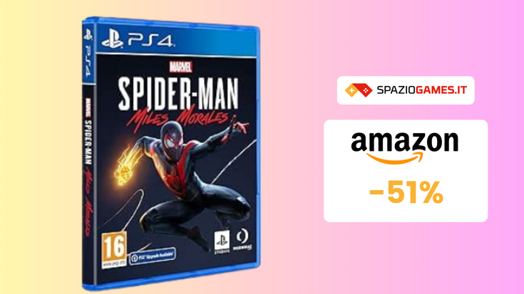 Marvel's Spider-Man Miles Morales per PS4 a METÀ prezzo: 30€!