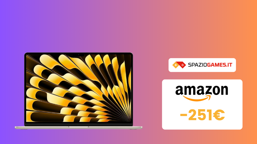 Immagine di MacBook Air M2 oggi è disponibile con uno SCONTO IMPERDIBILE di 251€!