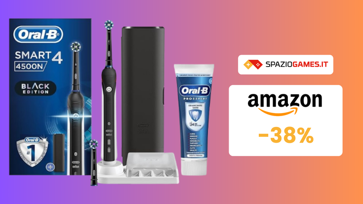 SOLO 50€ per lo spazzolino elettrico Oral-B Smart 4 4500!