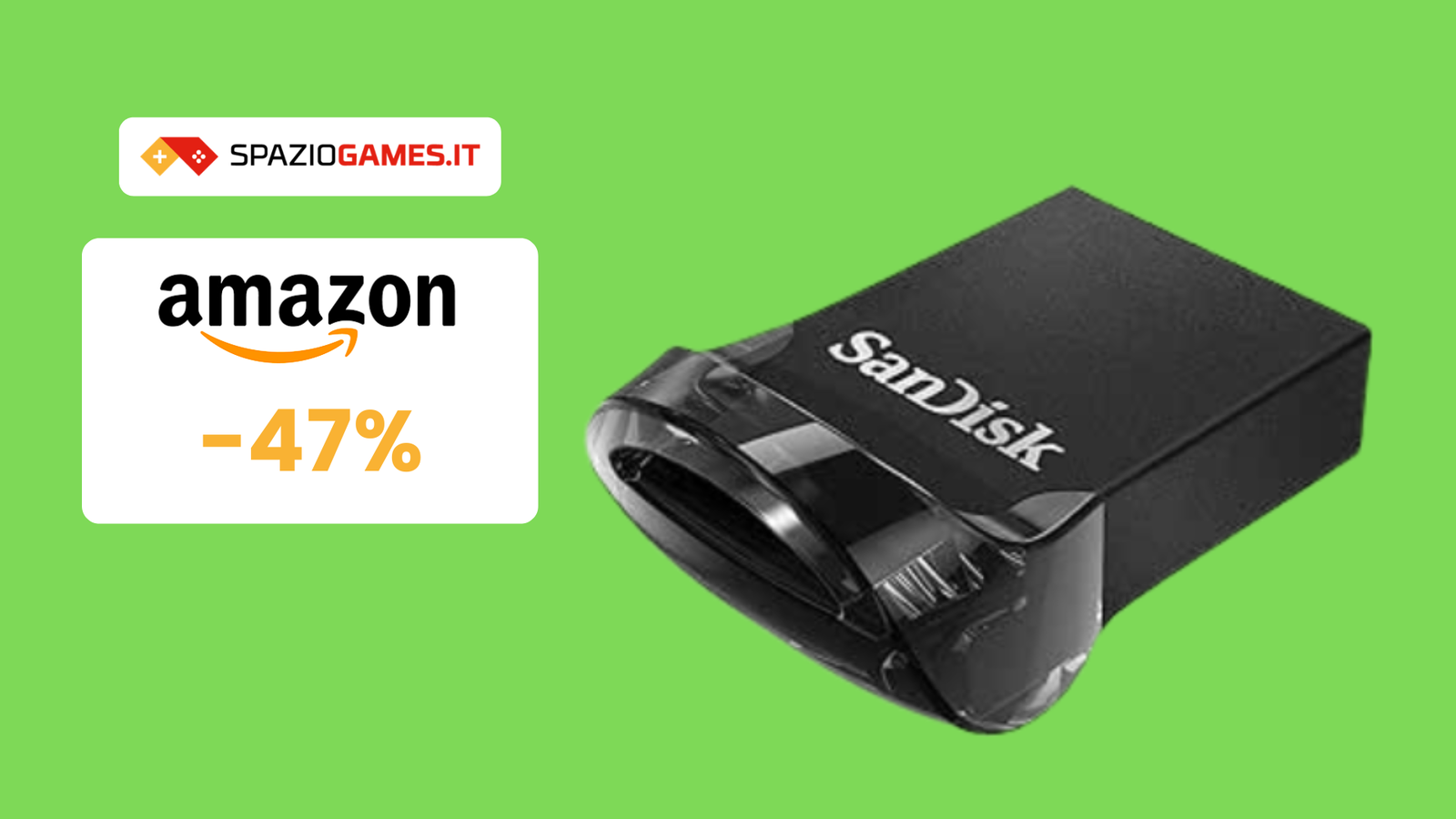 Chiavetta USB SanDisk da 64GB a soli 7€: INCREDIBILE!