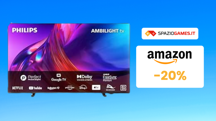 Immagine di Smart TV Philips Ambilight da 43 pollici a 400€: IMPERDIBILE!