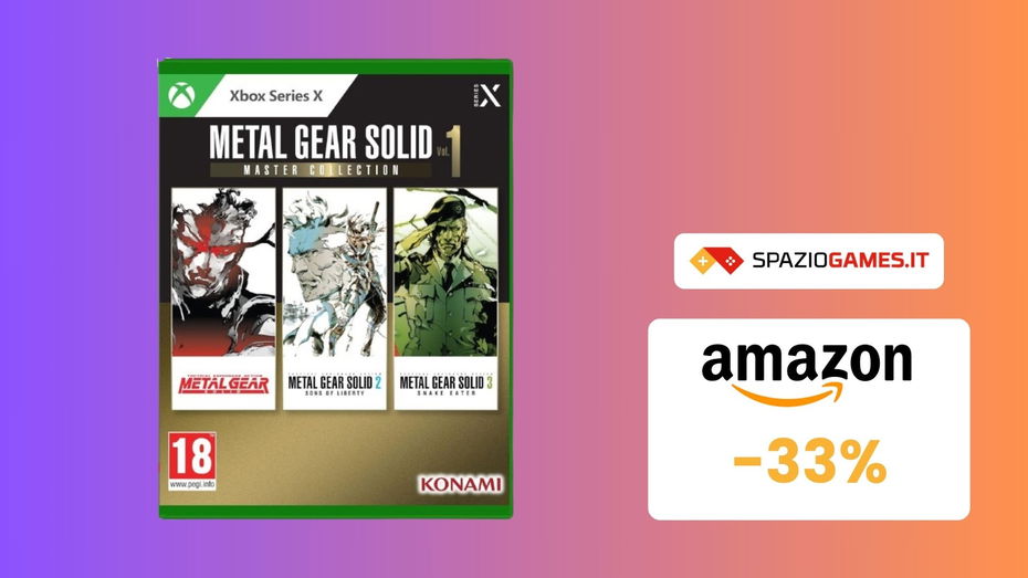 Immagine di Metal Gear Solid Master Collection Vol. 1: prezzo TOP su Amazon! (-33%)