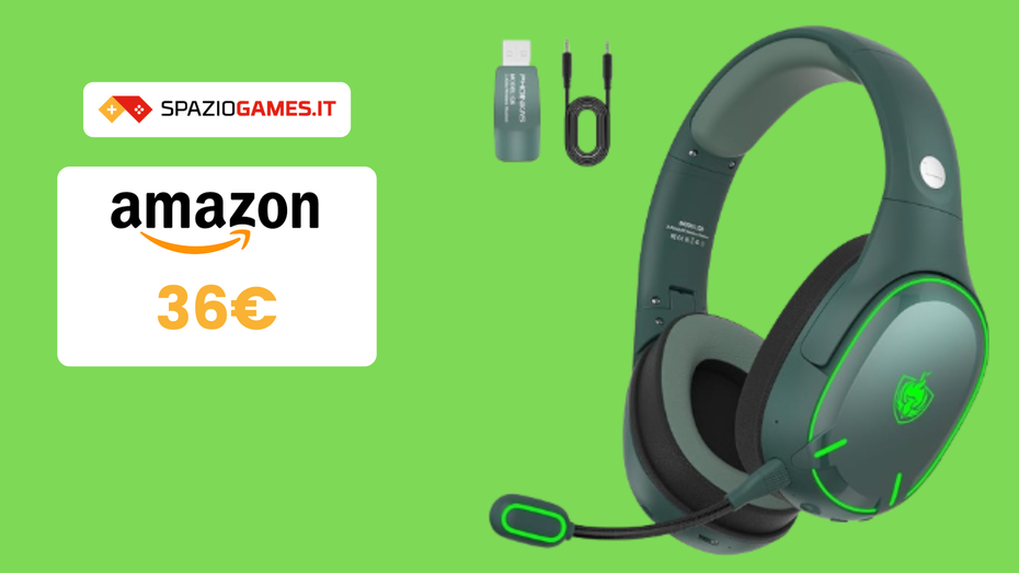 Immagine di Cuffie gaming Phoinikas a SOLI 36€ per PC, PS4, PS5 e Switch!