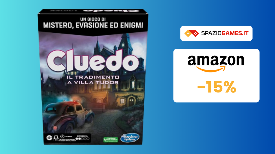 Immagine di Cluedo: il tradimento a villa Tudor in OFFERTA a soli 19€!