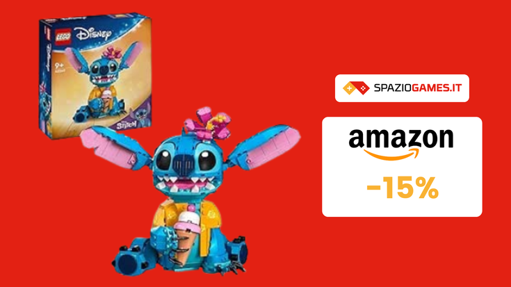 BELLISSIMO Stitch LEGO alto 20 centimetri a soli 55€!