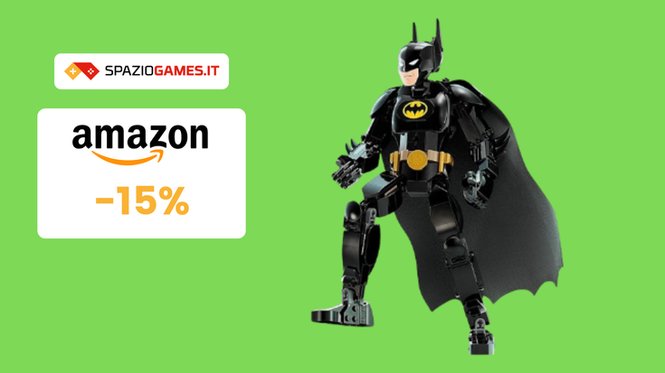 Batman LEGO a soli 32€: completamente snodabile!